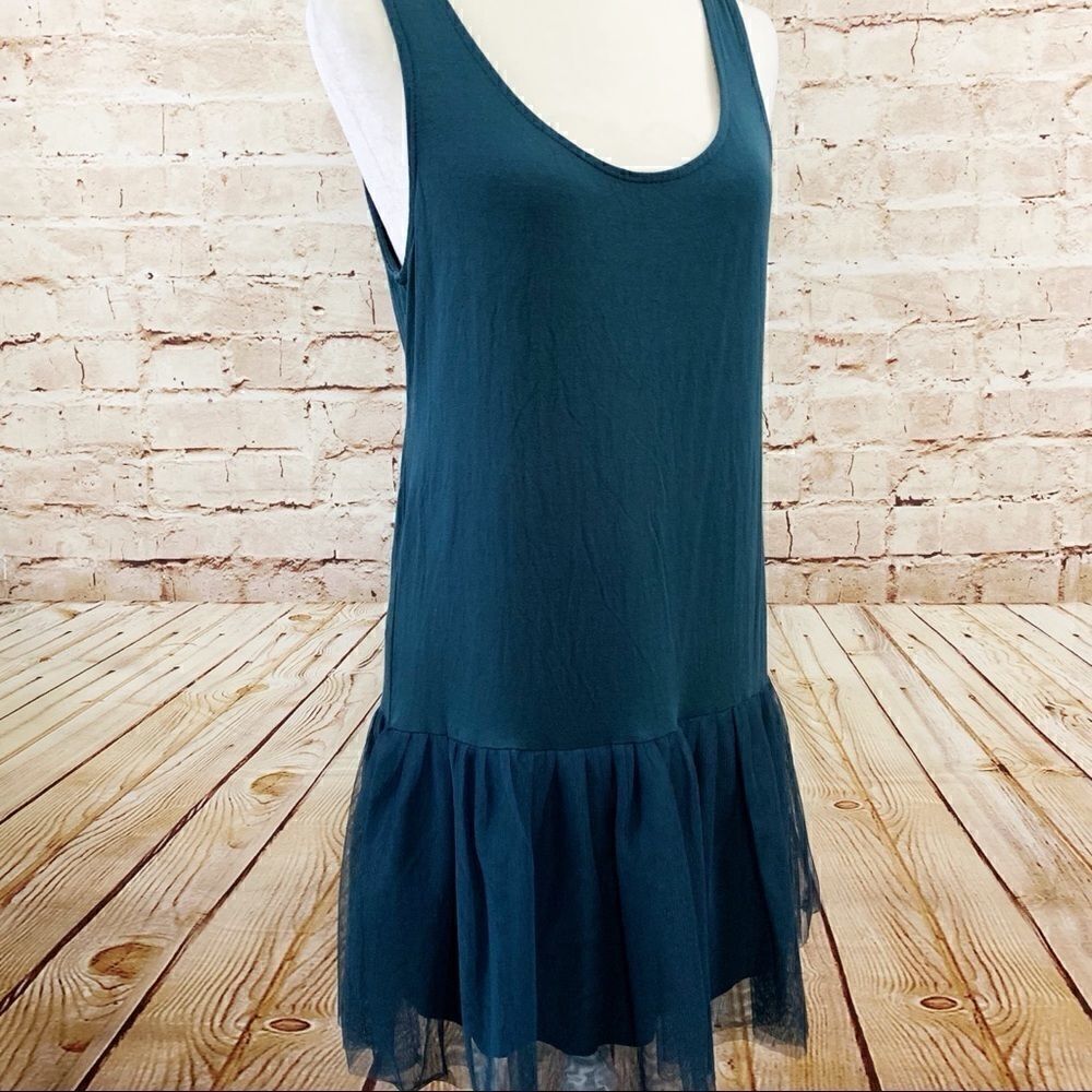 Jack by BB Dakota drop waist tulle tank dress